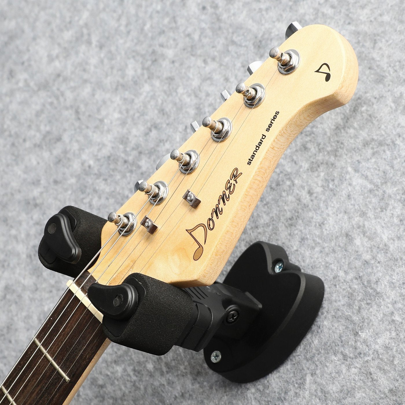 Guitar Mount Auto Lock Guitar Hanger For Guitar Black