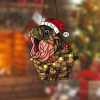 🦛Cute Hippo Moo Deng Window Hanging Christmas Ornament