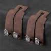 TwinHook Leather Car Headrest Hangers