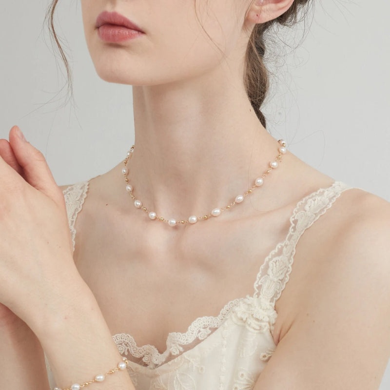 🔥Last Day Promotion 50% OFF🔥Florence Dainty Pearl Necklace