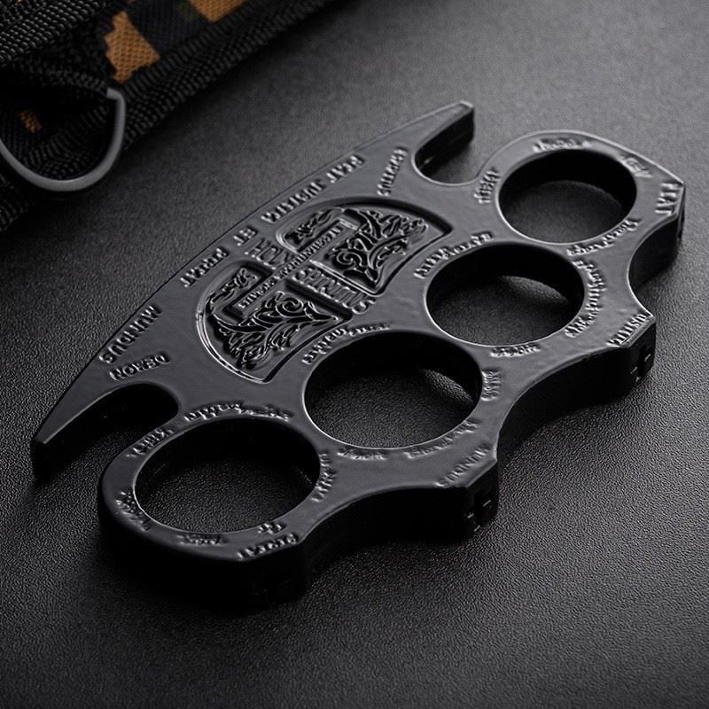 Self-defense metal brass knuckles✝Constant (Saint Benedict) special edition