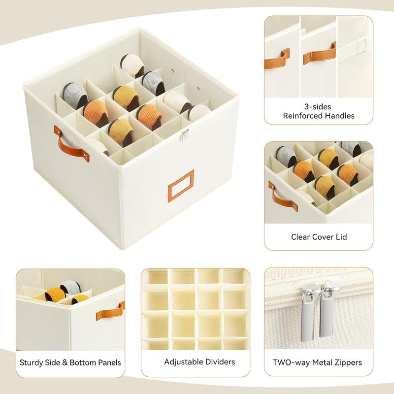 💥LAST DAY SALE 50% OFF💥Fabric Shoe Organizer Storage Box⚡BUY 2 FREE SHIPPING
