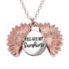 (Valentine's Day Sale- 50% OFF) You Are My Sunshine Sunflower Necklace- Buy 1 Get 1 Free