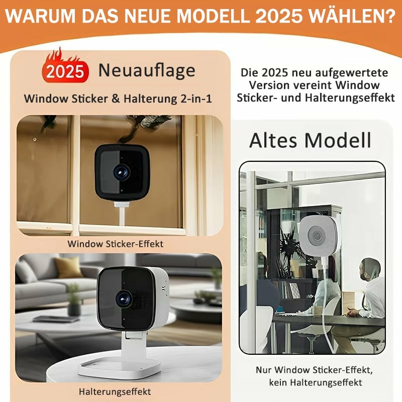 🔥 kristallklare Sicherheitskamera 🎥 Farbige Nachtsicht 🌙 24/7 Aufzeichnung & Smart Alerts 🚨 Einfache Installation! 🔒