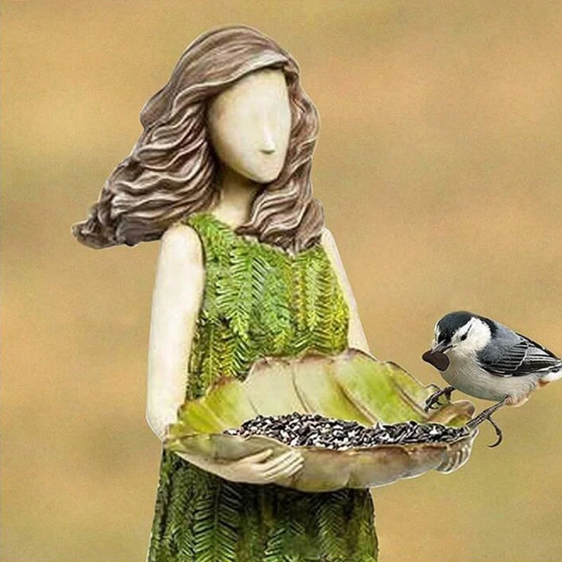 (💋DISCOUNTS ONLY TODAY - 70% OFF)Forest Girl Bird Feeder