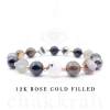 Shield III Shungite & Labradorite Bracelet with 8 Premium