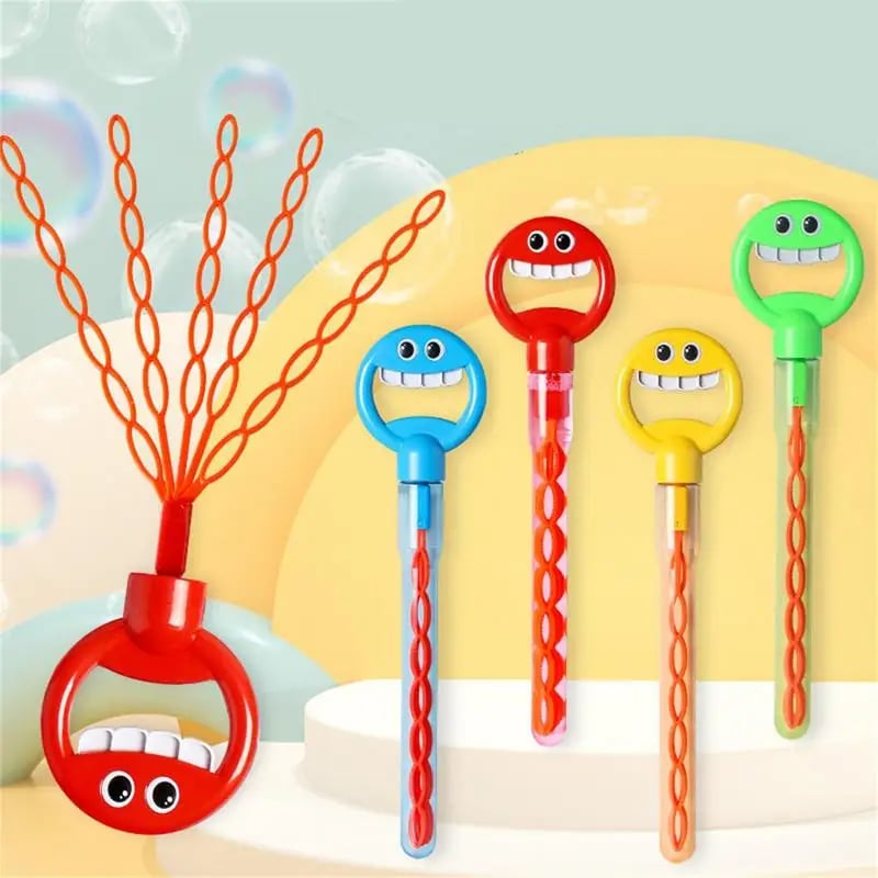 💖Mother's Day Promotion 48% OFF-🎁-New 32-hole Five-claw Smiley Face Bubble Wand