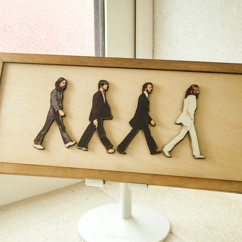 🔥Last Day 60% OFF - The Beatles Framed Abbey Road Portrait