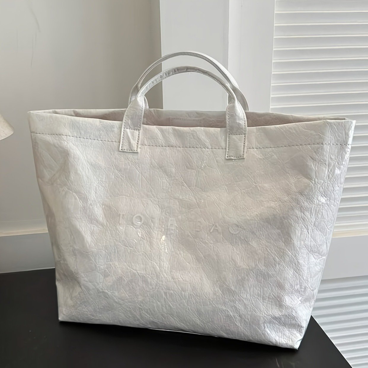 🔥Damen-Einkaufstasche mit Buchstaben-Print👜