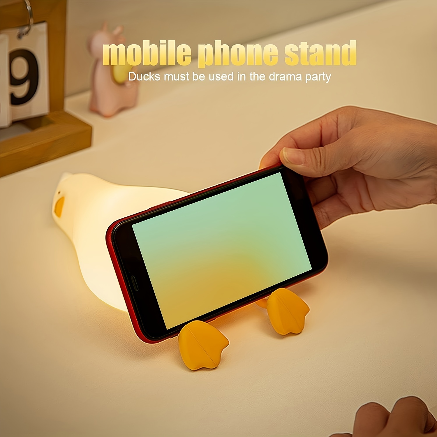 🔥Last Day Promotion 50% OFF -🎁-Squishy LED Duck Lamp🐤🐤 Touch-Activated