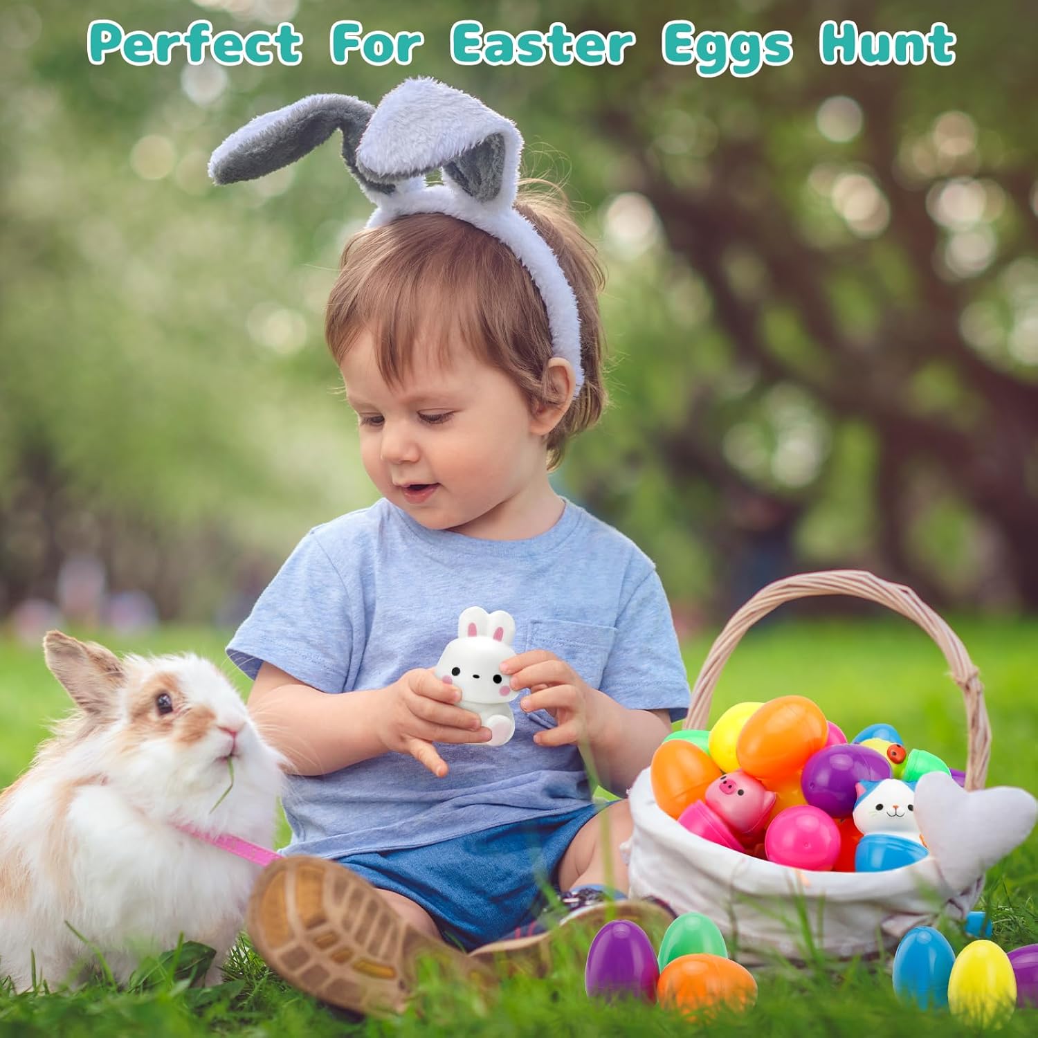 🎁TikTok Spring Last Day Promotion 48% OFF-🎁-24 PCS Easter Eggs Prefilled Slow Rising Squishy Toys