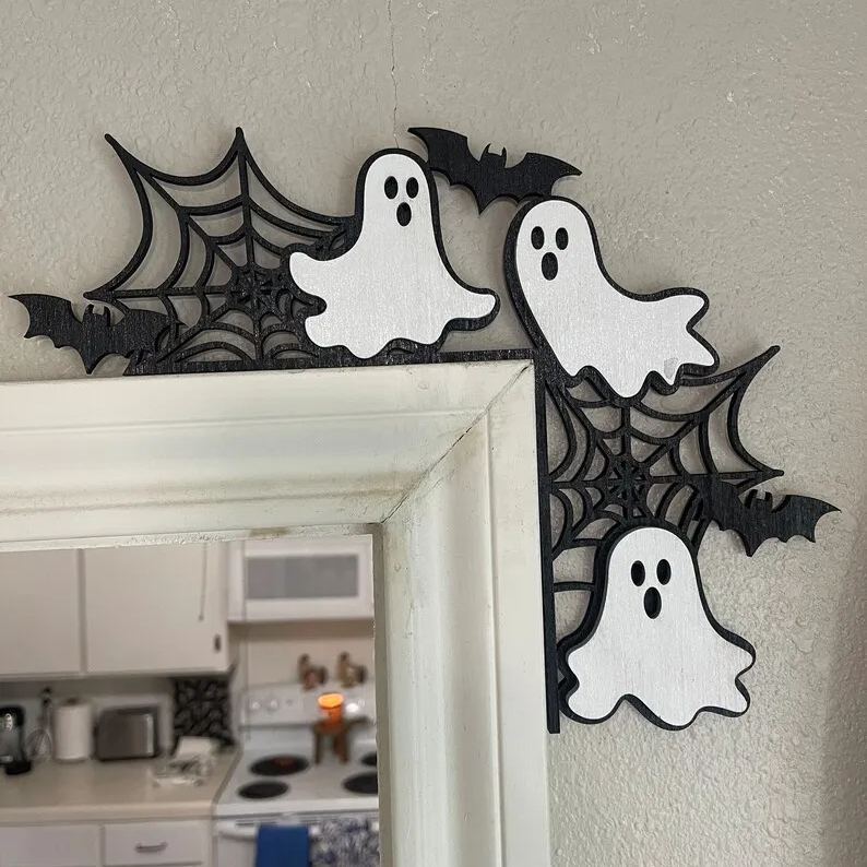 🌈Hot sale now [60% OFF] - Wooden Halloween Door Corner Sign