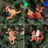 🎄🎅Christmas Presale - 49% OFF🎄-Hand-Carved Wooden Animal Christmas Ornaments