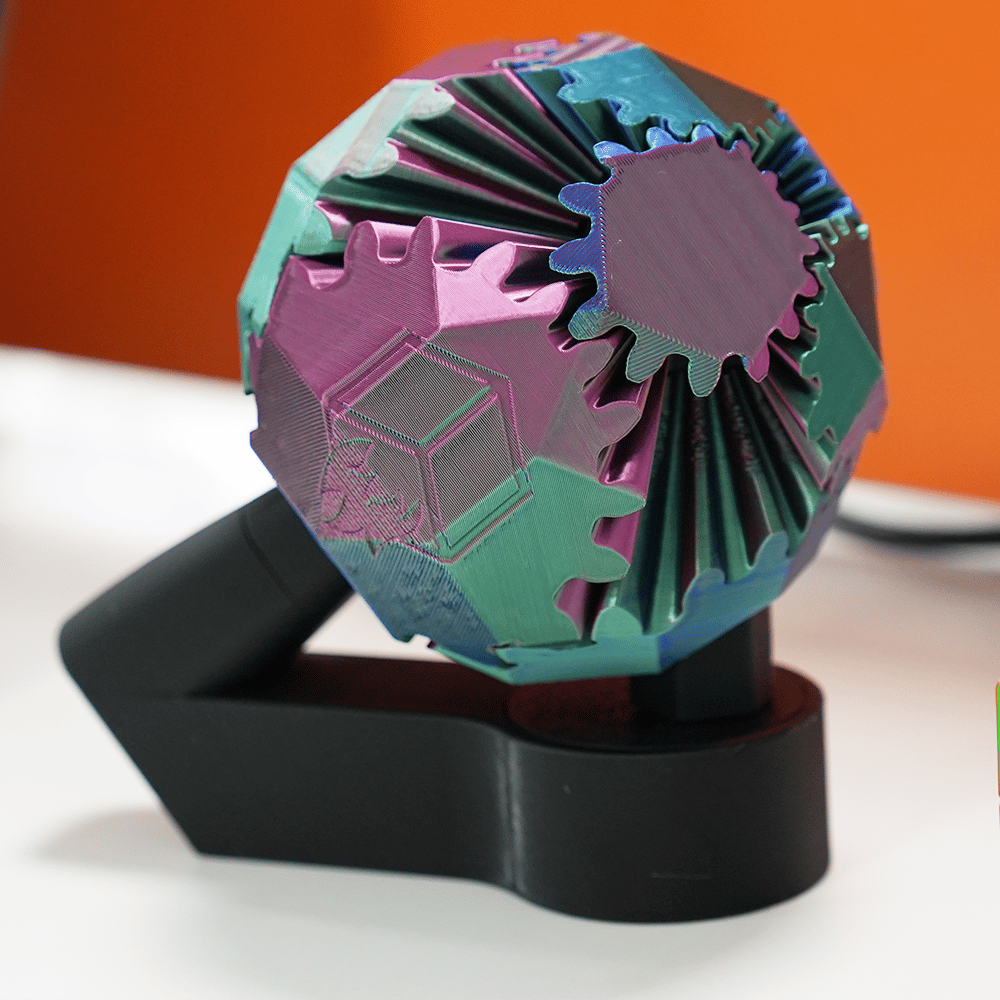🔥Last Day Promotion 50% OFF🔥3D Printed Electric Rotating Gear Ball