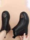 Martin boots casual mid-calf women's shoes