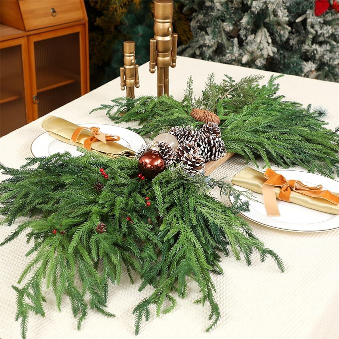 Norfolk Pine Artificial Christmas Branches