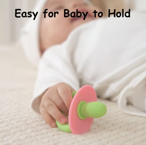 🎄TikTok Christmas Sale -70% OFF✨2Pcs Anti-fingers Soothing Silicone Teething Pacifier