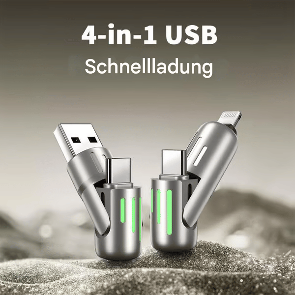 🔥Letzter Tag 49% Rabatt🔥4-in-1-USB-Ladekabel