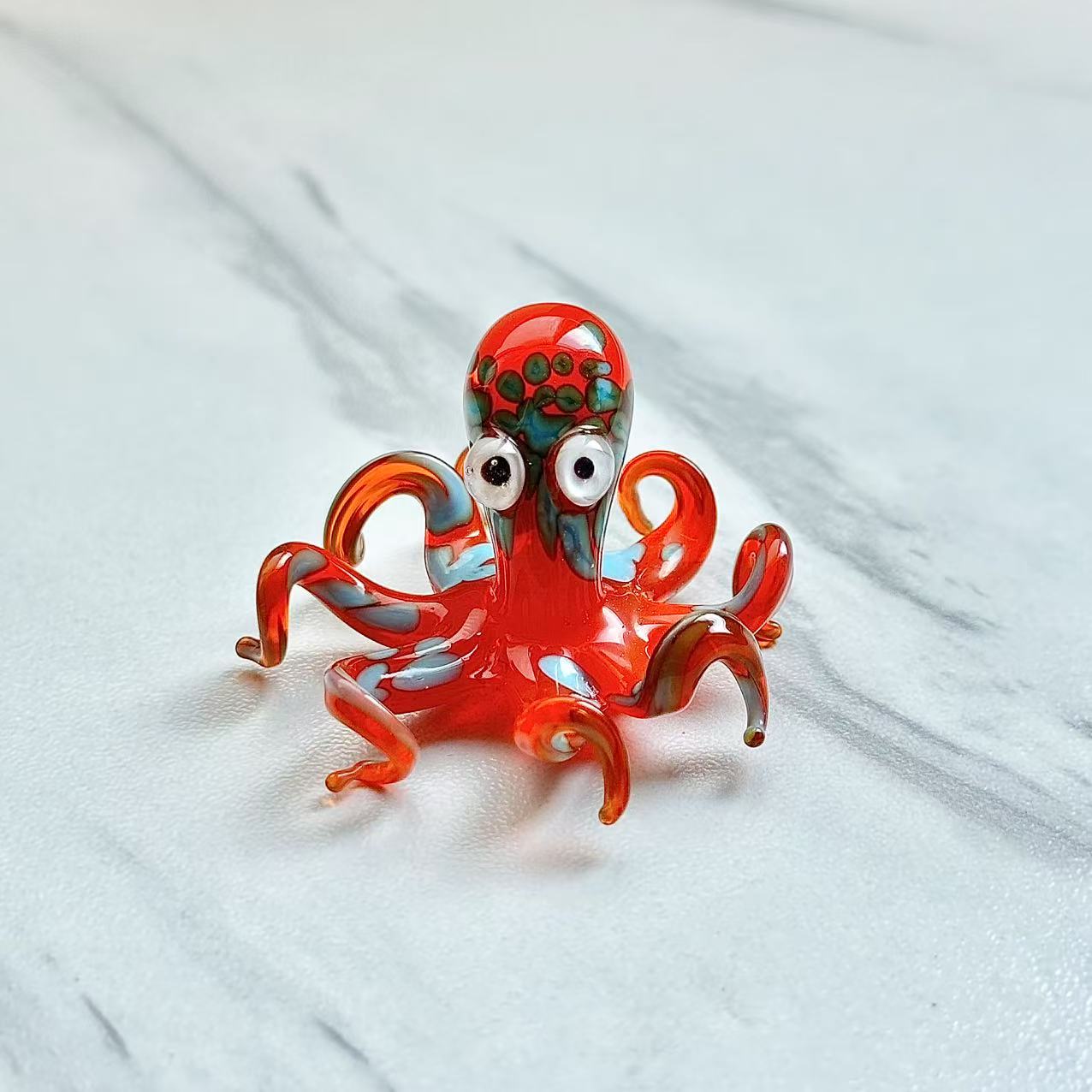 Captivating Glass Blowing Octopus Figurine(𝐂𝐡𝐚𝐝 𝐒𝐦𝐢𝐭𝐡 𝐇𝐚𝐧𝐝𝐦𝐚𝐝𝐞®)
