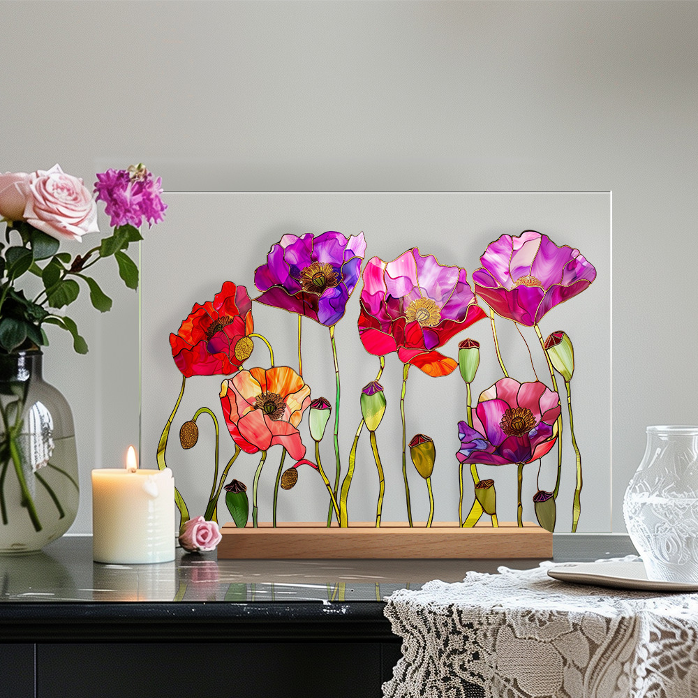 🌸Floral transparent table decoration