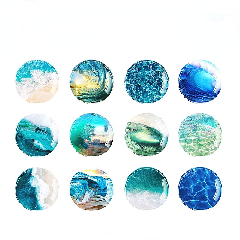 🔥Planet Crystal Refrigerator Magnet Party Set of 12 Pack 3D Round Face- Buy 3 Get Extra 20% Off