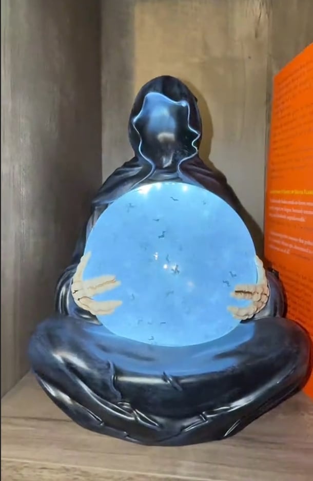 🔥Discount Only For Today!🧙‍♂️🔮 Death God Crystal Ball - Spellbound Style for Your Shelf