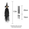 🔥Limited time offer 49%👍3 Pcs LED Halloween Black Witches with Hats Stakes,🎁Halloween Gift