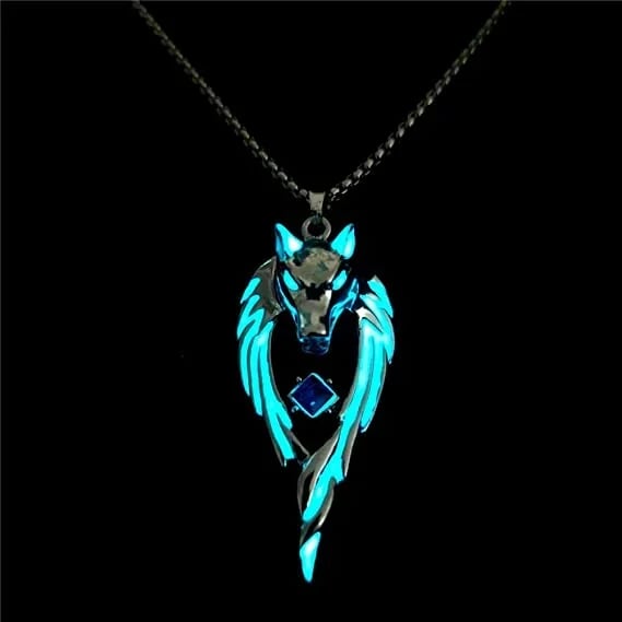 🔥Last Day Promotion 48% OFF-🎁-Glowing wolf necklace🐺🐺--