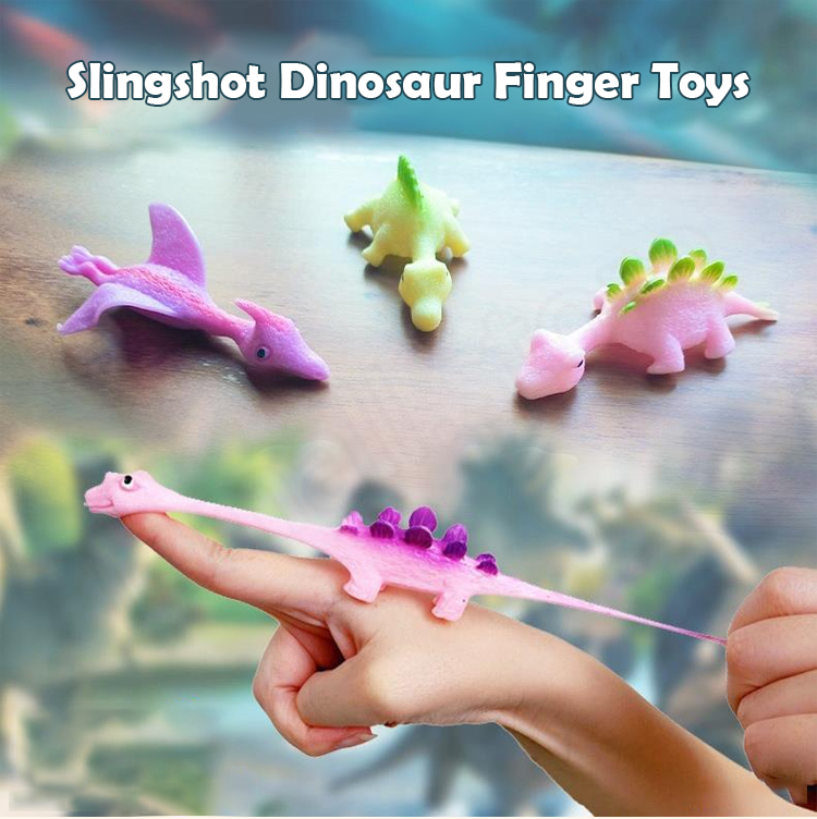 (🌲CHRISTMAS HOT SALE - 50% OFF) 🎁Slingshot Dinosaur Finger Toys, 🔥BUY 8 GET 10 FREE & FREE SHIPPING ONLY TODAY