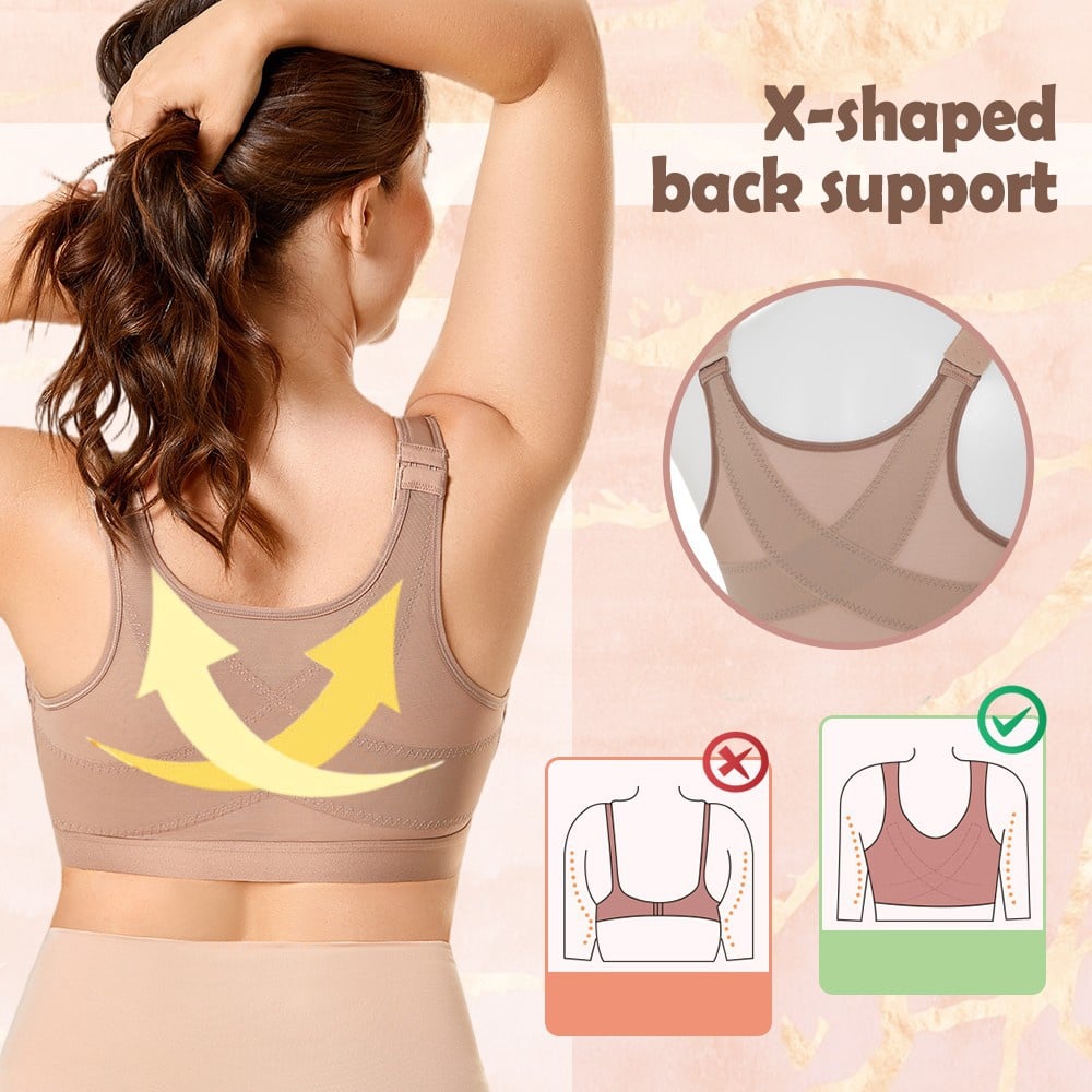 (🔥LAST DAY 50% OFF) Multifunctional Support Shaping Posture Corrector Wireless Bra (With Adjustable Shoulder Straps)