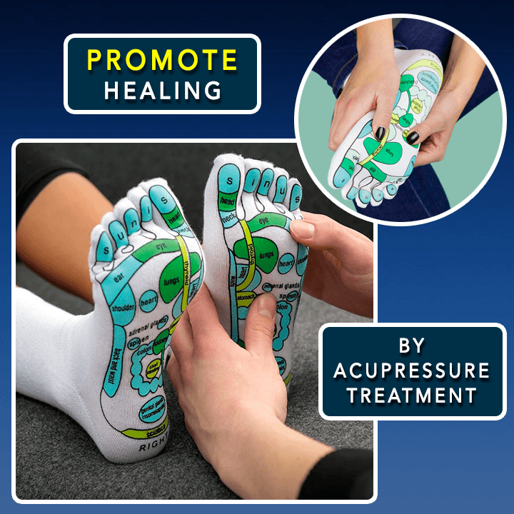 Early Summer Hot Sale 48% OFF - Acupressure Reflexology Socks(BUY 4 FREE SHIPPING NOW)