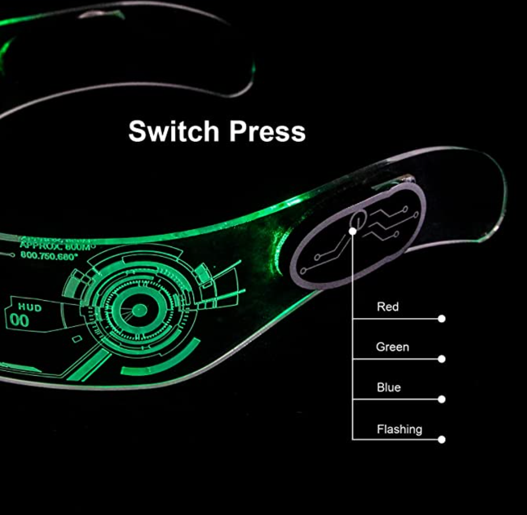 🔥LAST DAY 70% OFF🔥Cyberpunk Cool Wireless LED Space Glasses