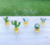 🔥Handmade Mini Glass Cactus Flower Potted Plant Miniature Sets-Buy 5 Get Extra 15% Off