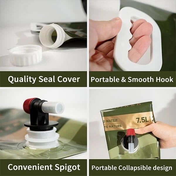 Last Day Sale - 70% OFF🎉Outdoor Portable Folding Water Storage Bag(8L)
