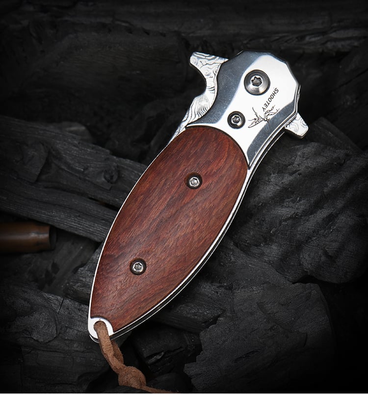 Damascus steel VG10 sharp pocket knife