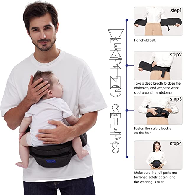 (🌲Early Christmas Sale- 50% OFF) Ergonomic Child 3-36 months Fanny Pack - Buy 2 Free Shipping