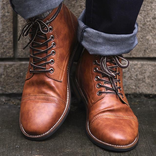 Tredfashions High Quality Men's Leather Boots 2019!