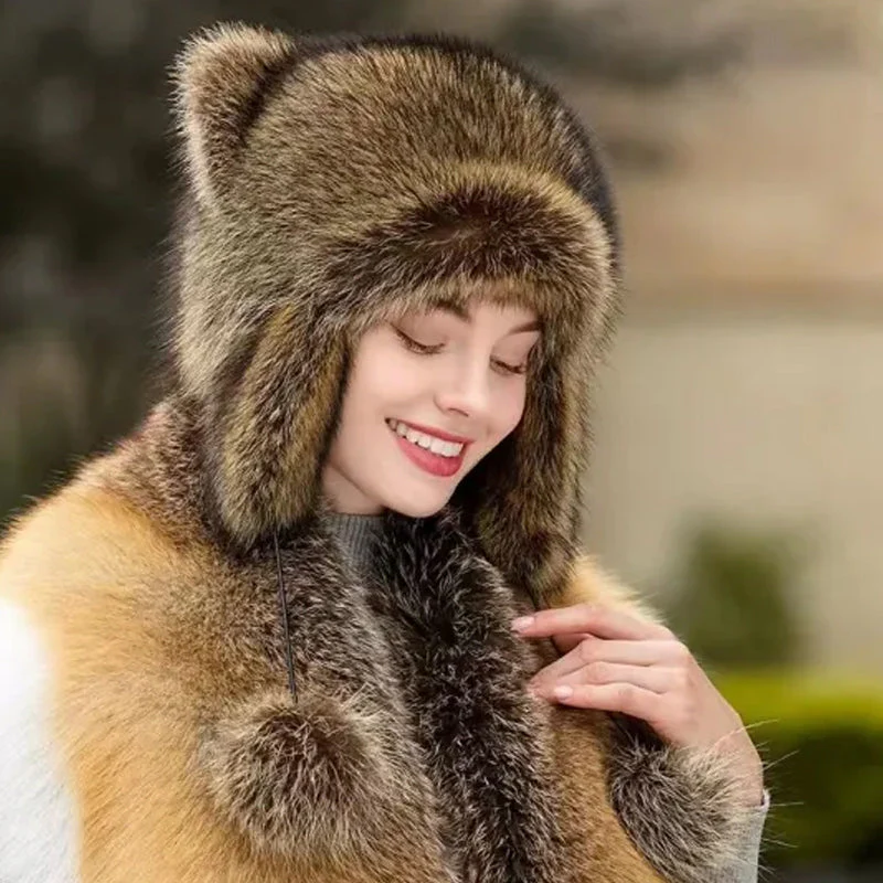 🔥Last Day 70% OFF🎁Handmade Imitation Raccoon Fur Hat