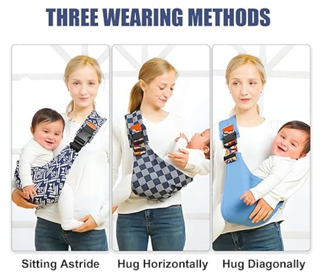 🔥2024 New Baby Sling Carrier Newborn to Toddler, Buy 2 Free Shipping