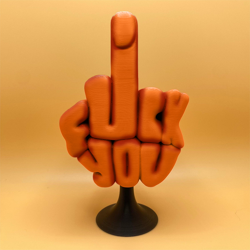 F**k You Middle Finger Desk Decor