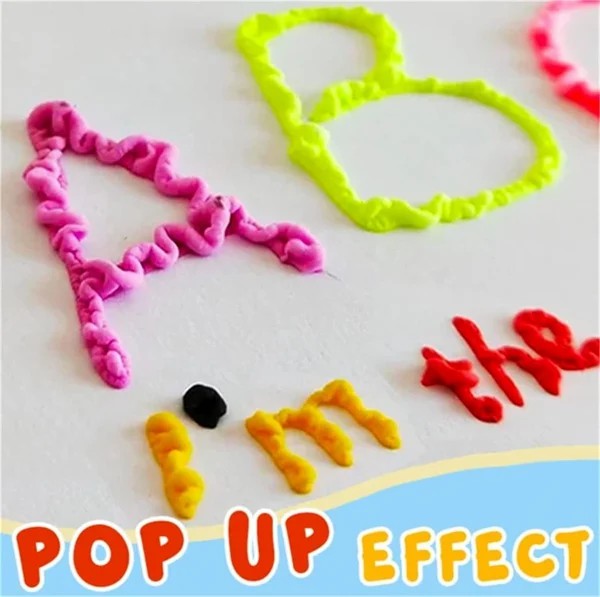 🎁Christmas Pre-Sale 70% OFF🎄DIY Bubble Popcorn Drawing Pens (6 PCs)