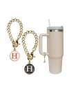 Letter Charm Accessories for  Cup 2PCS Initial Name ID Personalized Handle Charm for  Tumbler