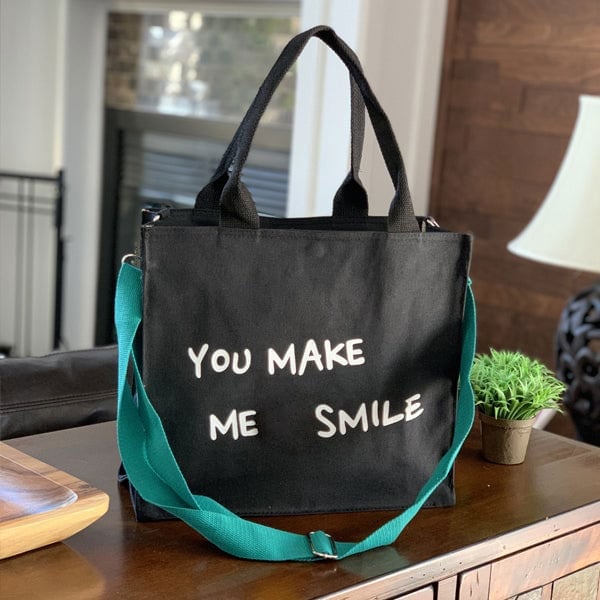 (🌲Early Christmas Sale- 50% OFF) Made Me Smile Bag - Buy 2 Free Shipping