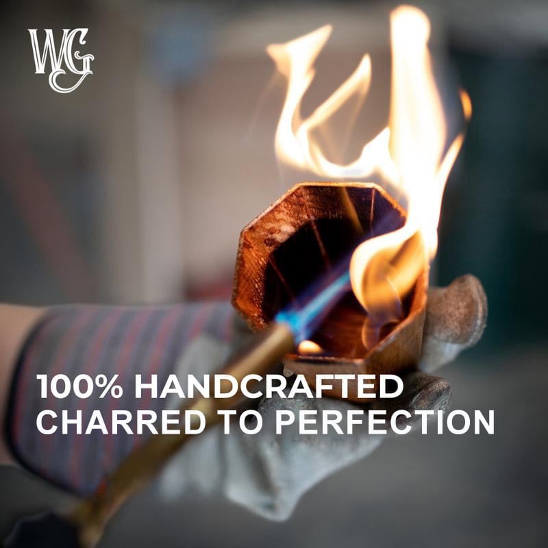 🔥Last Day 70% OFF🎁Whiskey Grail - Handmade Charred Oak Bourbon Glass: Experience The Barrel Aged Flavor