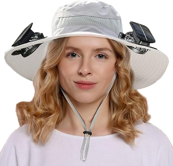 🔥Father's Day Promotion -⚡2025 New Ultralight Solar Fan Sun Hat – Lighter Than a Baseball!⚾(Only 11oz)