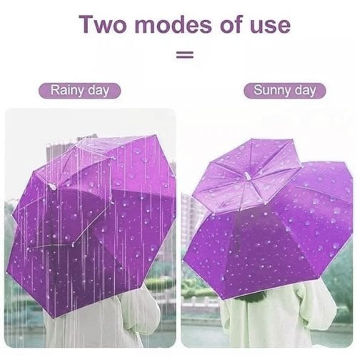 (🔥HOT SALE 48% OFF) Outdoor Double Layer Umbrella Hat