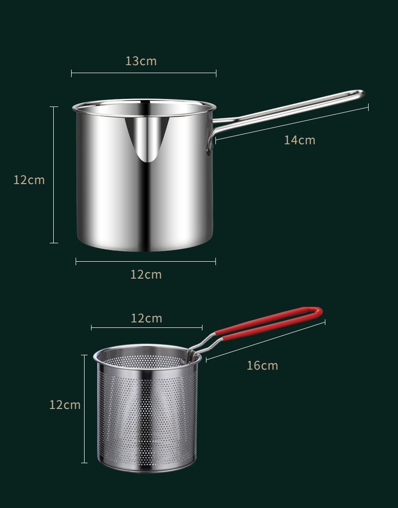 🎁TikTok Last Day Sale - 70% OFF🎉2-in-1 304 Stainless Steel Multifunctional Oil Strainer Pot