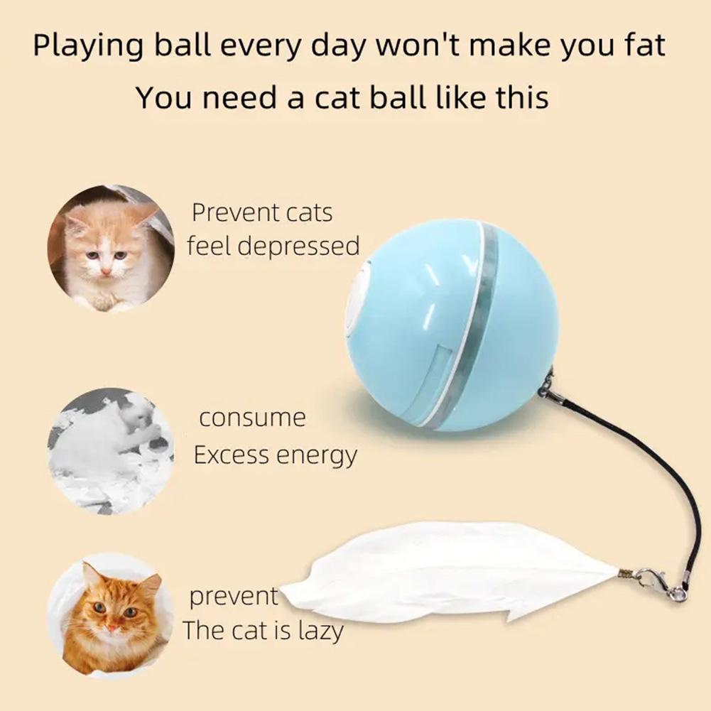 Buy 2 Free Shipping❤️Automatic LED Intelligent Cat Ball