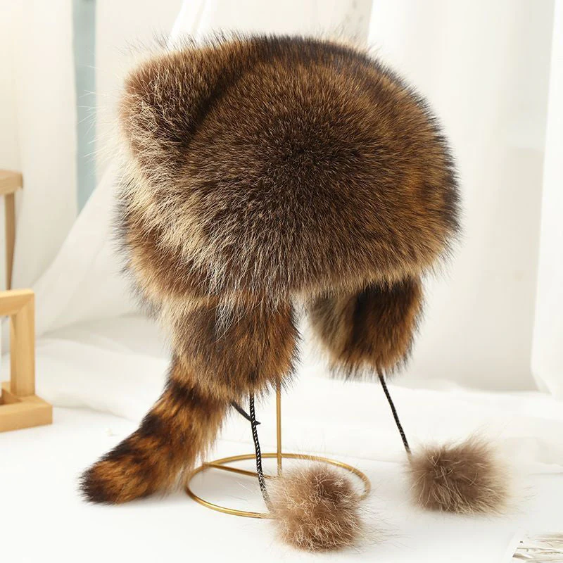 🔥Last Day 70% OFF🎁Handmade Imitation Raccoon Fur Hat