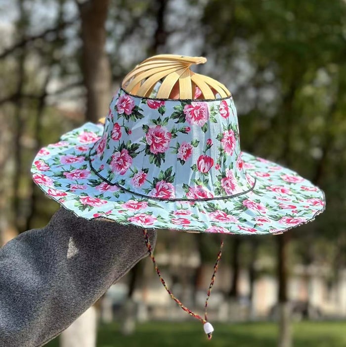 🎁TikTok Last Day Sale - 70% OFF🎉2 in 1 Portable Bamboo Sun Hat for Women